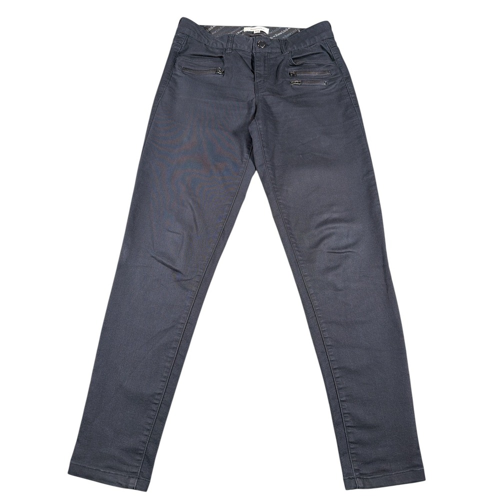 Rewind Womens Pants Size 5 27W Charcoal Grey Skinny Zip Pocket‎ Casual
